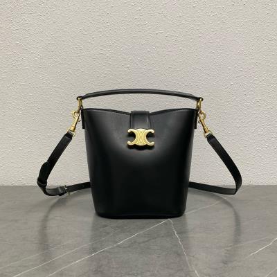 cheap quality Celine Louise Bucket bag 119173 black